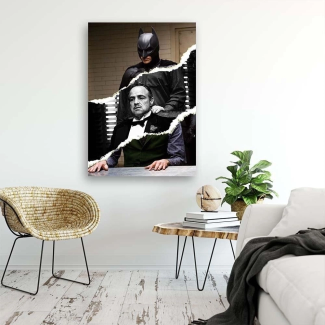 OBRAZ POŁĄCZENIE OJCIEC CHRZESTNY BATMAN ARTIST